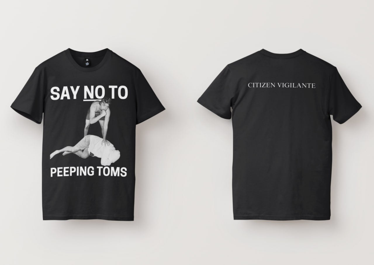 SAY NO TO PEEPING TOMS TEE
